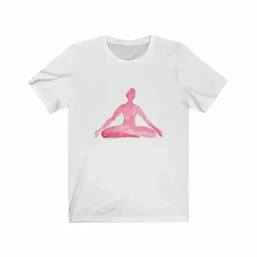 Yoga Meditation Pose Print T-Shirt - SJB-DIAMOND ELITES