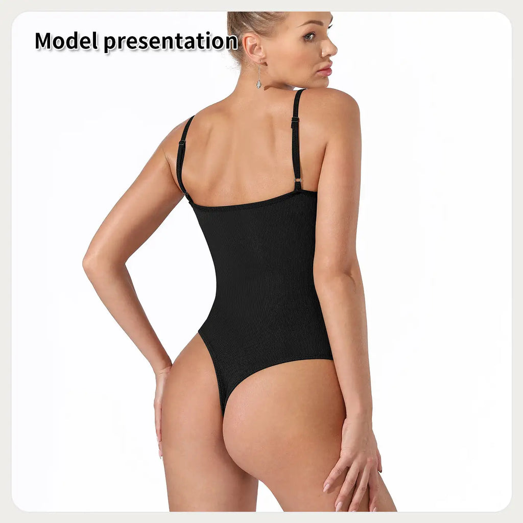 Women's Fashion Simple Solid Color Bodysuit - SJB-DIAMOND ELITES