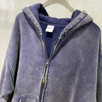Fleece Zippered Batik Hoodies