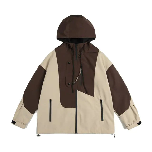 Harajuku Women's Overcoats - Chic Contrast Jackets Pi-Mart