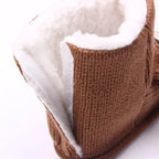 Knitted Fleece Baby Shoes, Toddler Booties, Kids Shoes