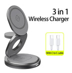 3 In 1 Metal Wireless Charger Pi-Mart