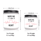 Lavender Scented Candle 5.3oz - Perfect Appreciation Gift for Nurses, Nursing Students, and Paramedics on Nurses' Day, Birthday, Graduation, or Thanksgiving - Unique and Meaningful Present, Women Men, Labor And Delivery, Nurs Lootquake LLC