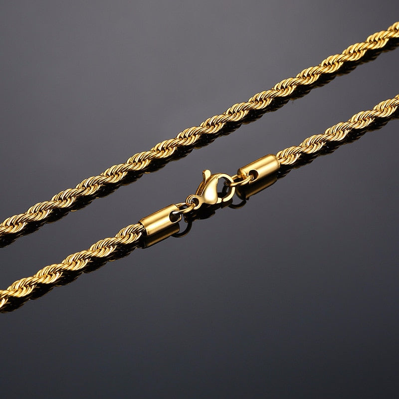 Minimalist Men Ropes Long Necklace Pi-Mart