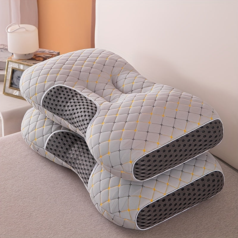 1pc Sleep All Night Massage Pillow For Couch Sofa Office Bed Camping Travel, Zone Support Pillow And Multi-purpose Gift Blanket For All Season Lootquake LLC
