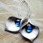Elegant Sapphire Women's Trendy Earrings Pi-Mart