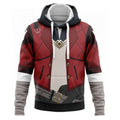 Men's And Women's Fashion Digital Print Hooded Sweatshirt Pi-Mart