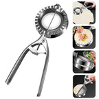 Kitchen Dumpling Mold Stainless Steel Dumpling Machine Pressing Home Baking Tool Skin Press Tool Dumpling Noodle Manual Kitchen Gadgets Pi-Mart