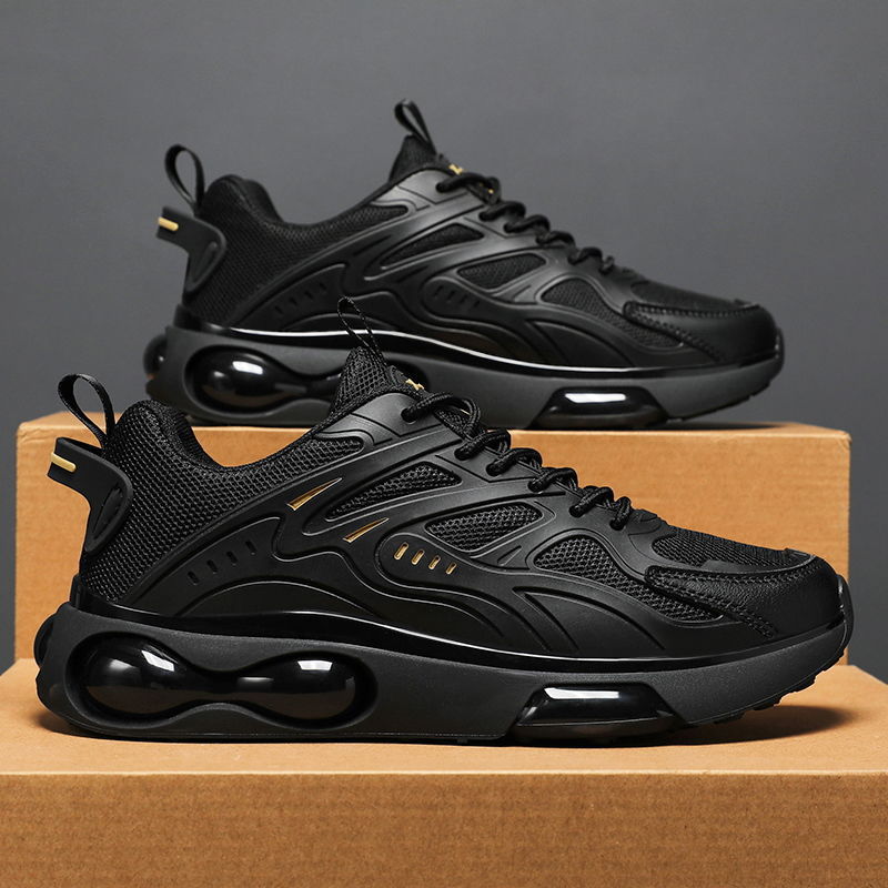 Fashion Cushion Shoes Men Outdoor Lightweight Breathable  Sneakers Casual Running Sports Shoes Pi-Mart