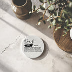 Adulting Funny Coaster Gift Set 6 Pack Humorous Quote Drink Coasters Home Bar Decor BandsCo Straps
