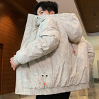 Winter Korean Version Of The Trend Coat Short Handsome Workwear Cotton Clothes Pi-Mart