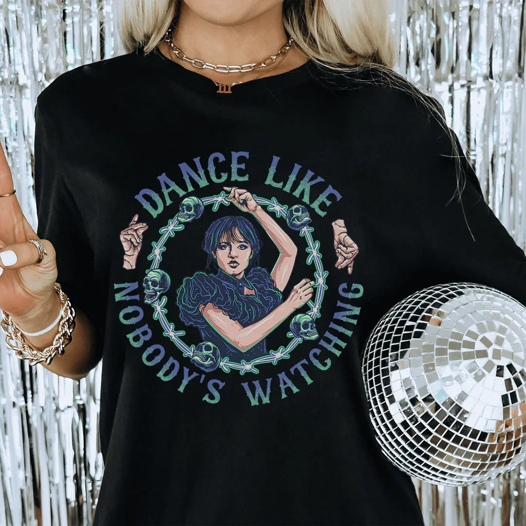 Dance Like Nobody's Watching Tee Peachy Sunday