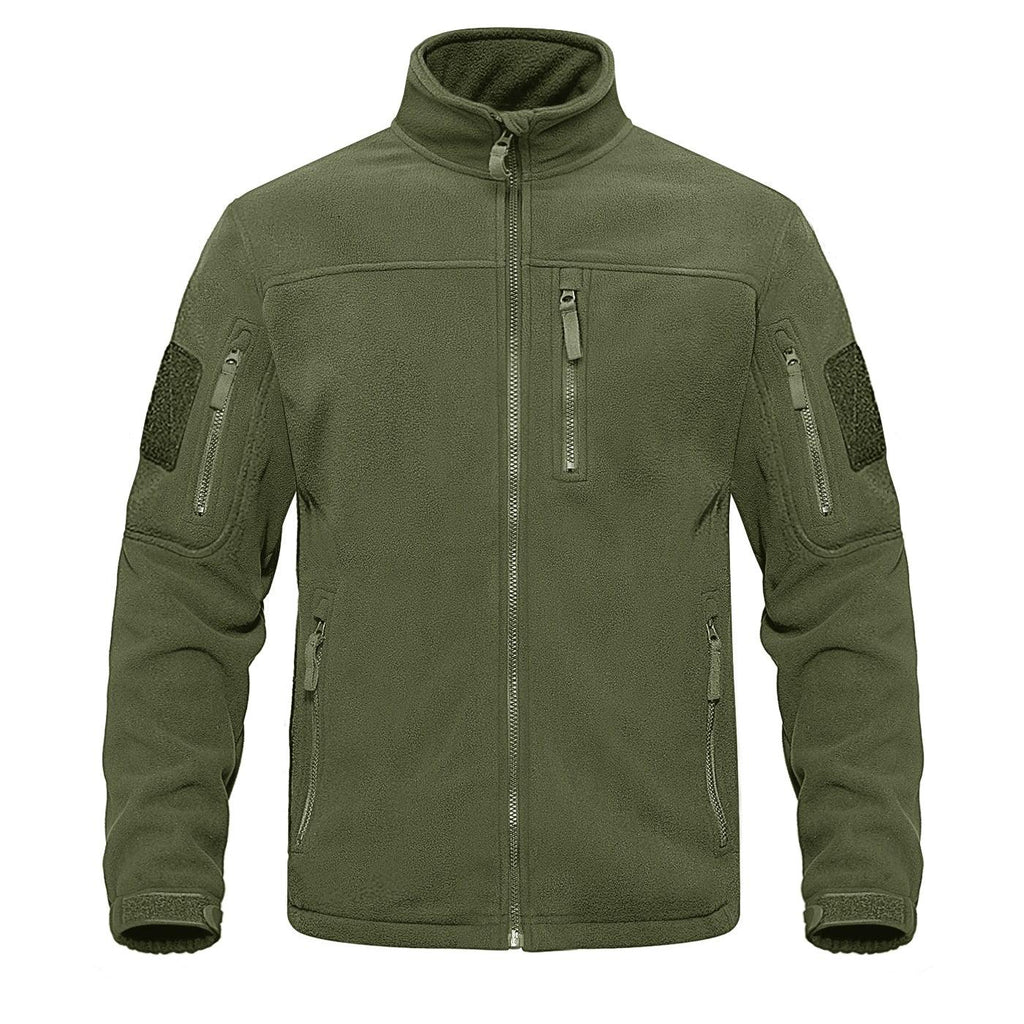 Dark Blue Warm Multi-Pockets Outdoor Tactical Fleece Jacket Soft Unique Style Jacket Work Coats Men's Windbreaker Jacket Sport Hiking Coat For Winter And Autumn Stevvex