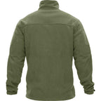 Dark Blue Warm Multi-Pockets Outdoor Tactical Fleece Jacket Soft Unique Style Jacket Work Coats Men's Windbreaker Jacket Sport Hiking Coat For Winter And Autumn Stevvex
