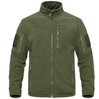 Dark Blue Warm Multi-Pockets Outdoor Tactical Fleece Jacket Soft Unique Style Jacket Work Coats Men's Windbreaker Jacket Sport Hiking Coat For Winter And Autumn Stevvex
