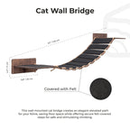 Cat Wood Bridge Dark Walnut