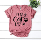Crazy Cat Lady T-shirt Femstylo