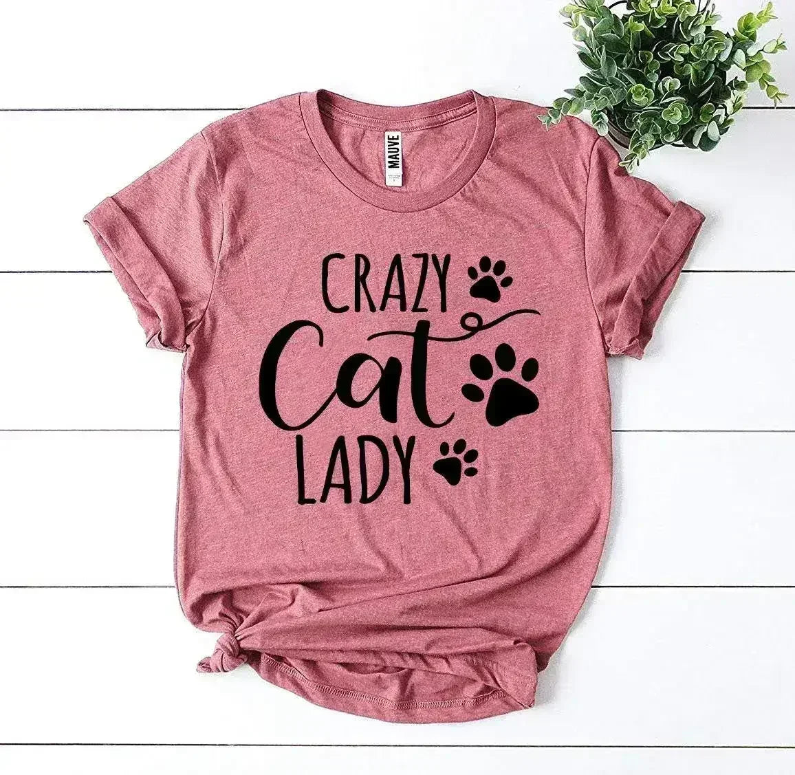 Crazy Cat Lady T-shirt Femstylo