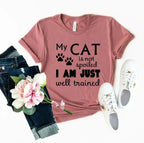 DT0175 My Cat Is Not Spoiled Shirt - SJB-DIAMOND ELITES