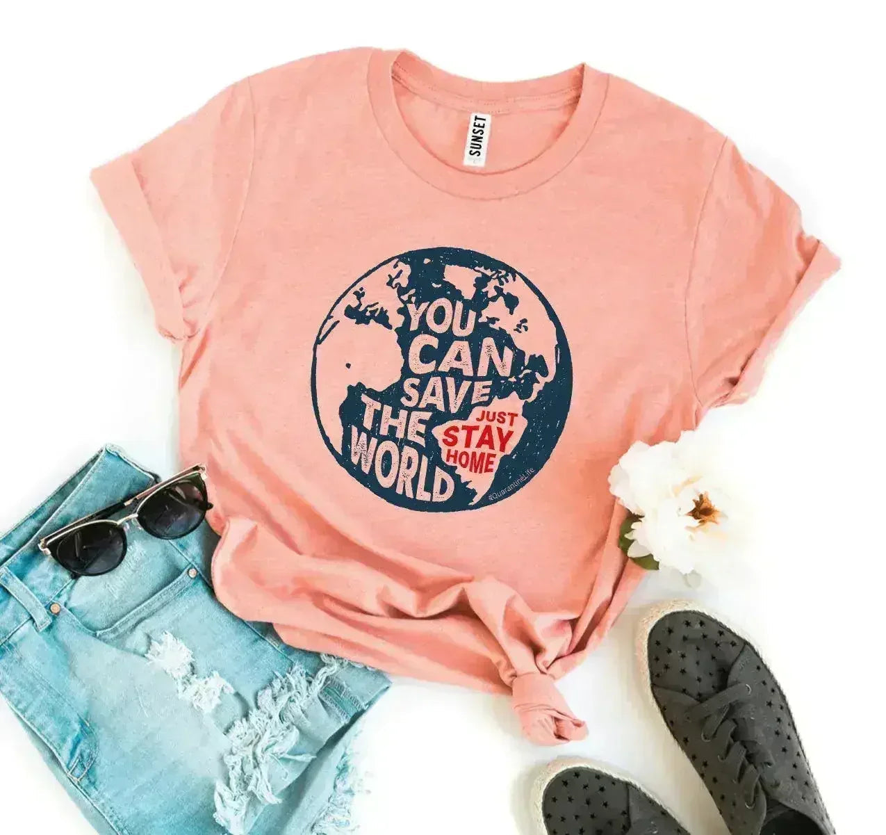 You Can Save The World T-shirt - SJB-DIAMOND ELITES