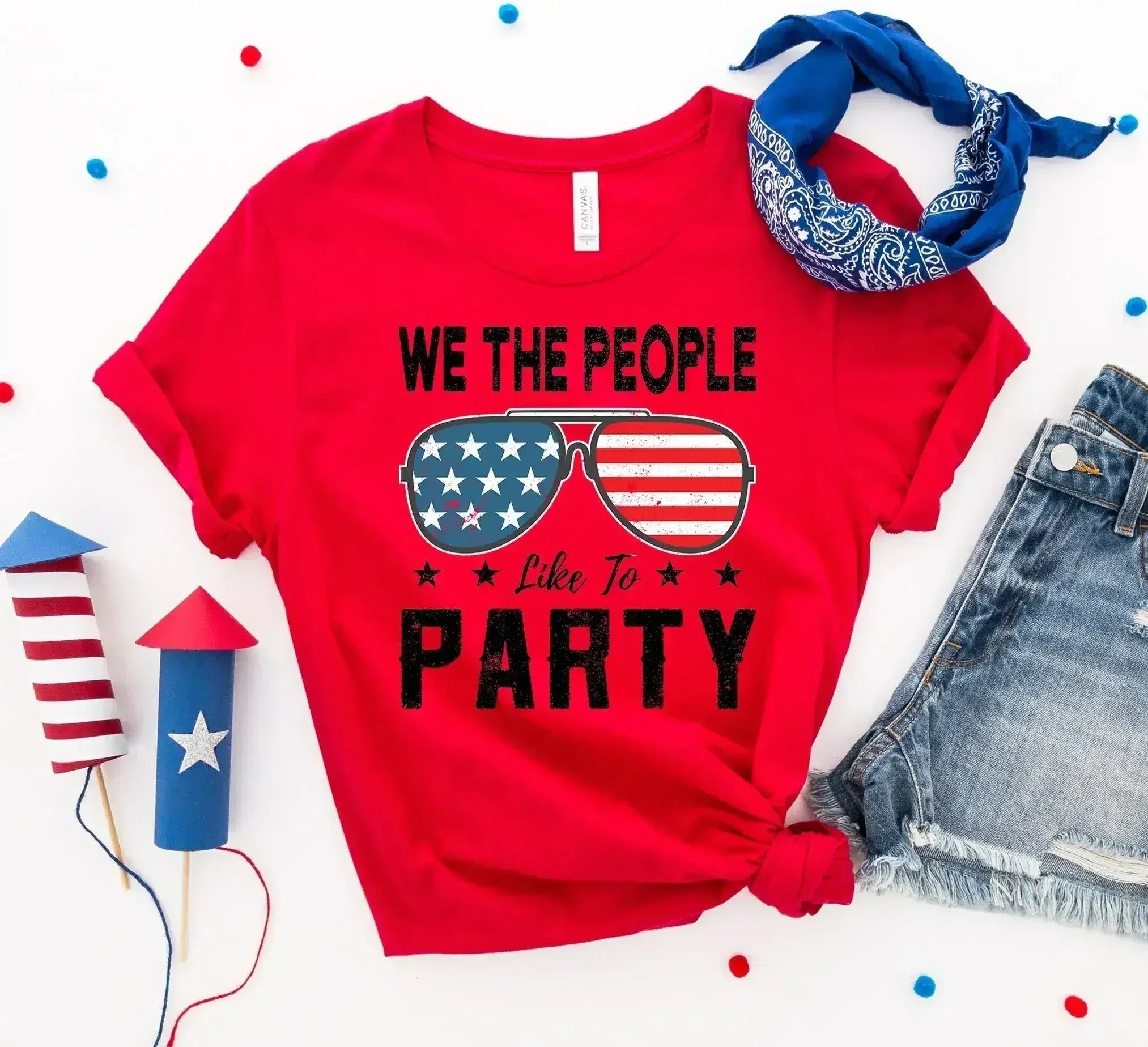 We the people like to party T-shirt - SJB-DIAMOND ELITES