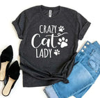Crazy Cat Lady T-shirt Femstylo