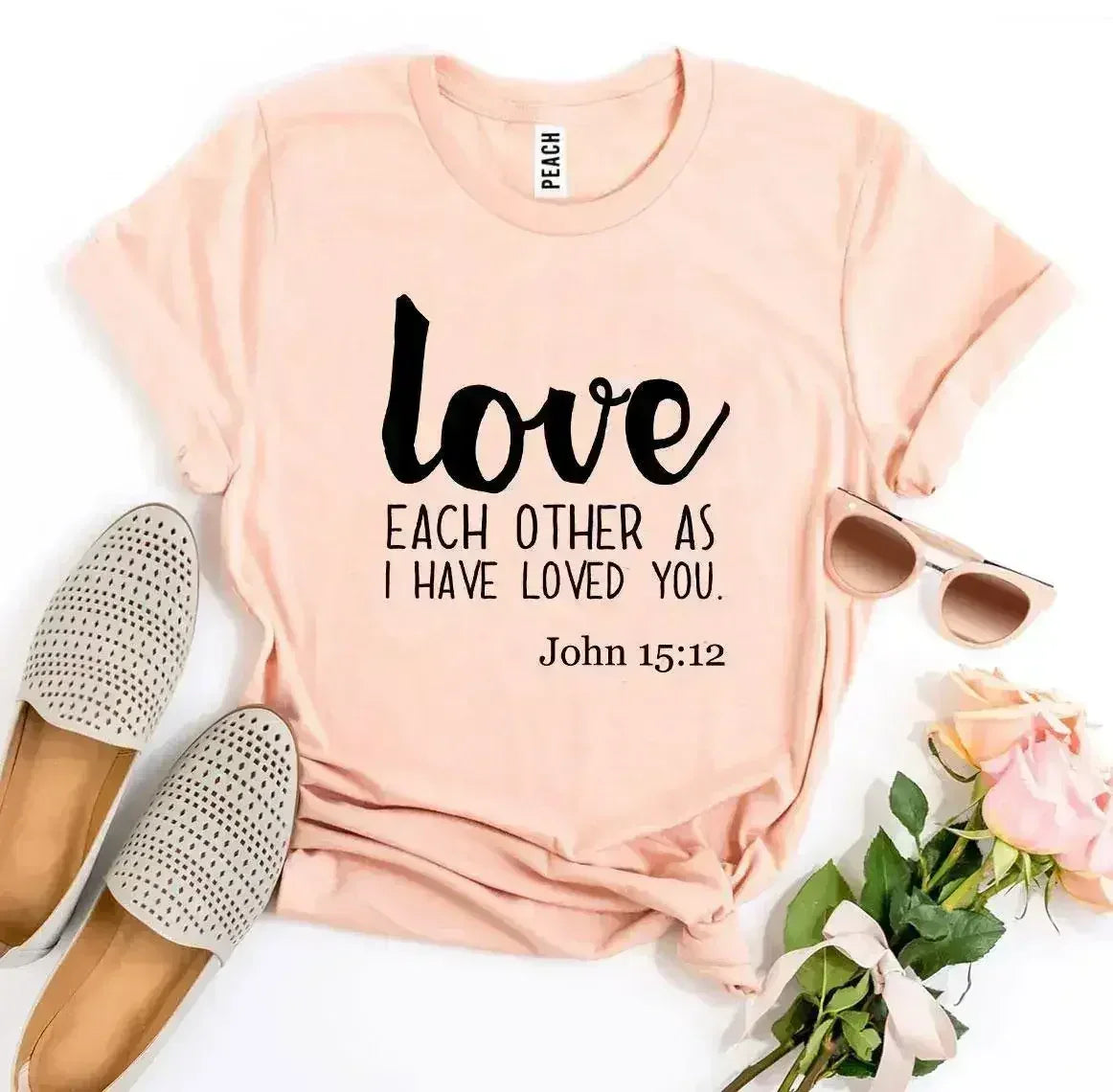 Love Each Other As I Have Loved You T-shirt - SJB-DIAMOND ELITES