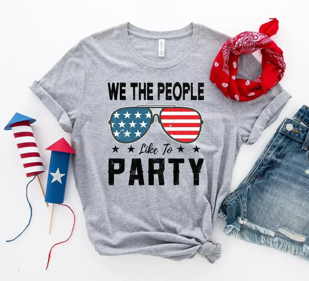 We the people like to party T-shirt - SJB-DIAMOND ELITES