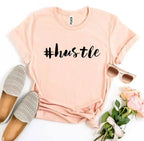 Hustle Printed Women T-Shirt | Premium Cotton | Bella Canvas - SJB-DIAMOND ELITES