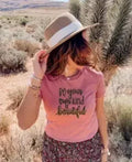 Be Your Own Kind of Beautiful Graphic Tee – Unisex Mauve Shirt - SJB-DIAMOND ELITES