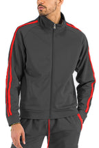 Two Stripe Zip Up Track Jacket - SJB-DIAMOND ELITES
