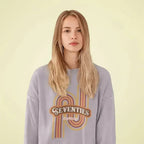70's Retro Sweatshirt - Vintage Loose Fit Crewneck | Femstylo - SJB-DIAMOND ELITES