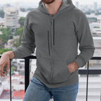 Men's Stripes Zip Up Hoodie - SJB-DIAMOND ELITES
