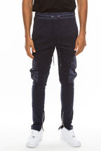Heathered Cotton Blend Joggers - SJB-DIAMOND ELITES