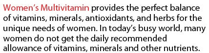 Pure Multi-Vitamins Women's