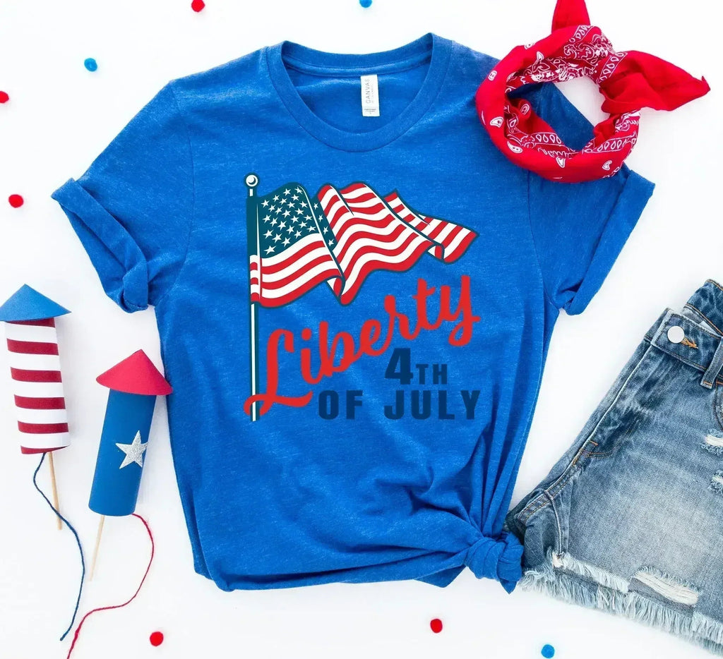 Liberty 4th of July T-shirt - SJB-DIAMOND ELITES