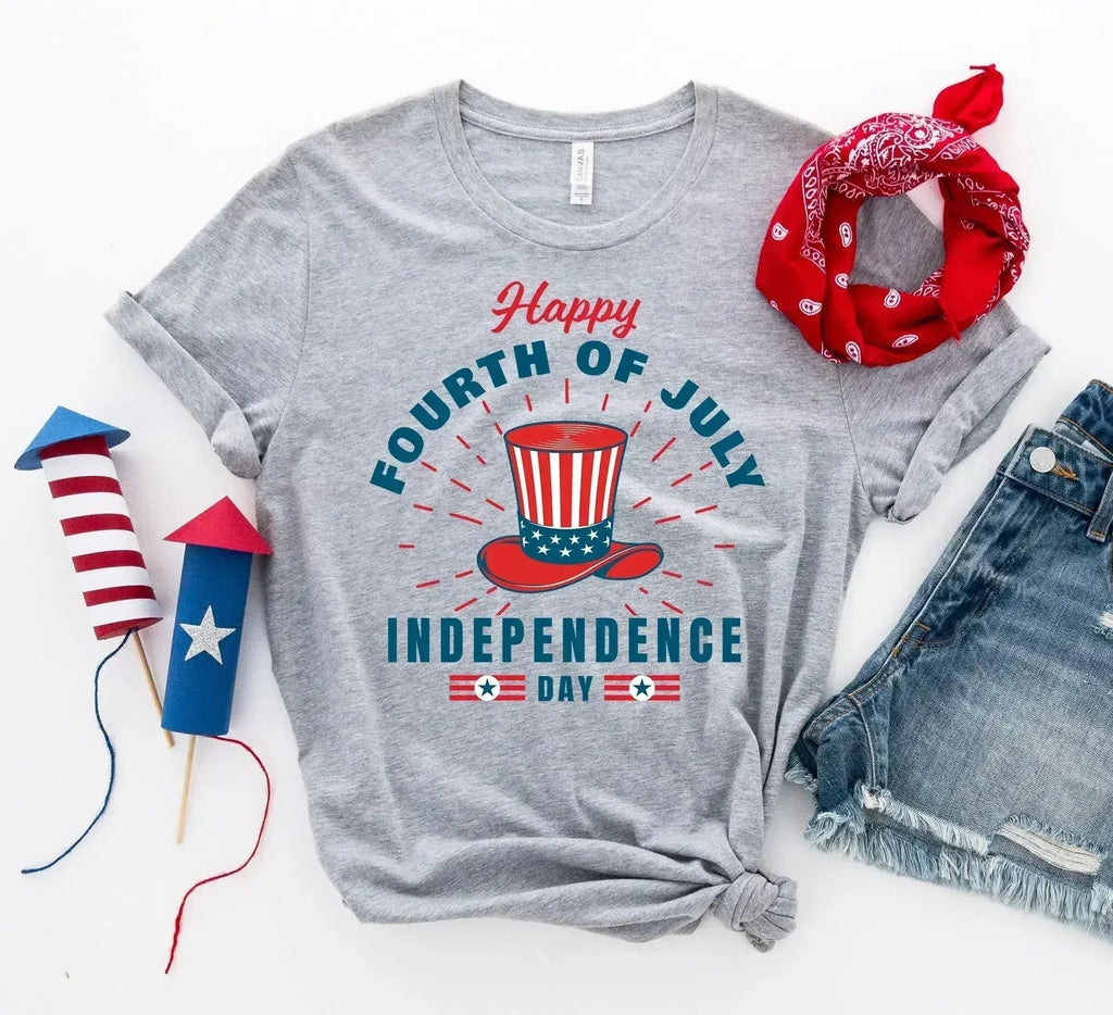 Happy Forth of July T-shirt Femstylo