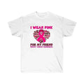 I Wear Pink for My Friend Breast Cancer Awareness T-Shirt - SJB-DIAMOND ELITES