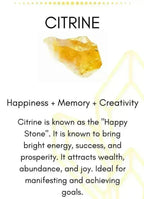 Rutilated Citrine & Quartz Bracelet – Chakra Healing Birthstone Jewelry