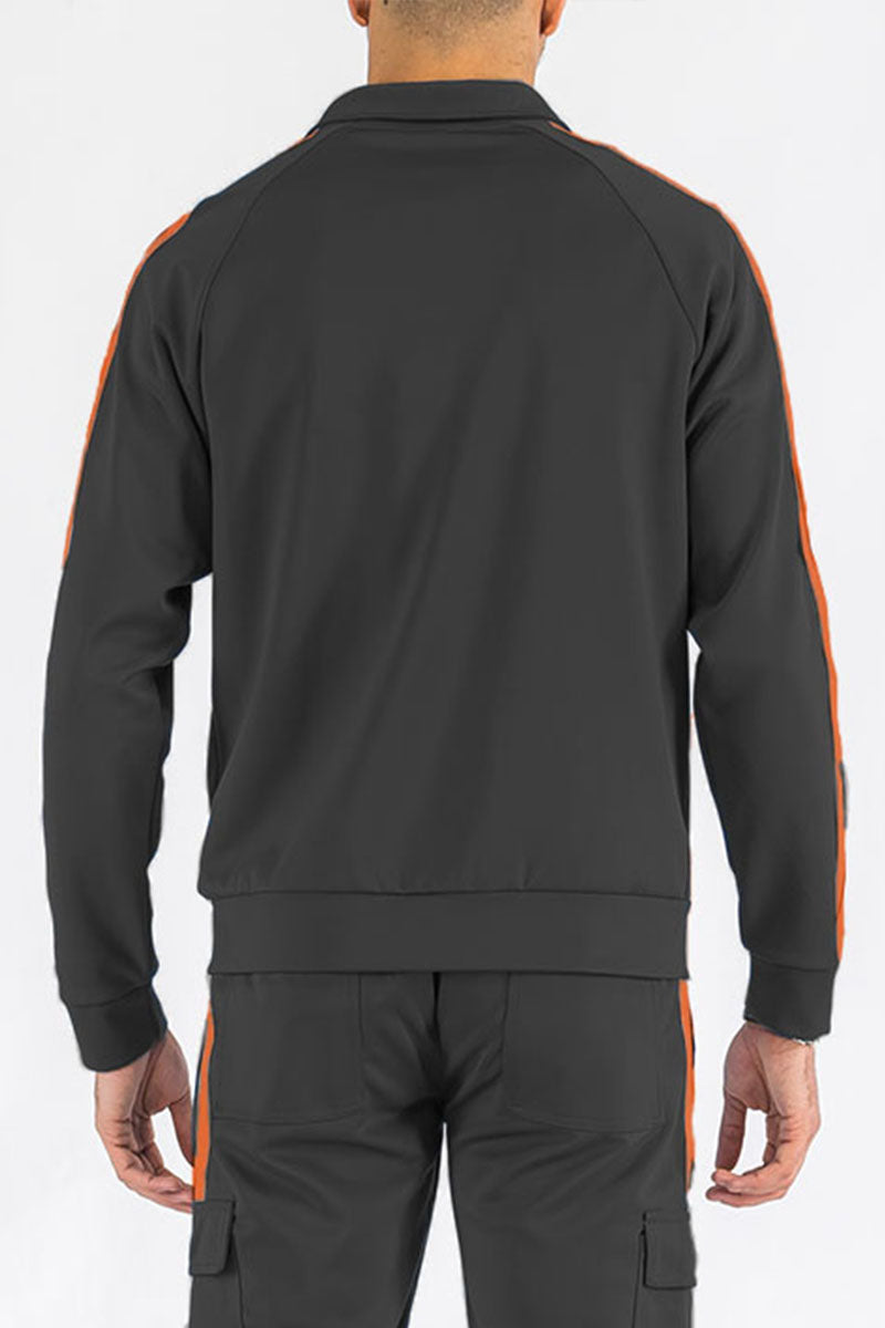 Two Stripe Zip Up Track Jacket - SJB-DIAMOND ELITES