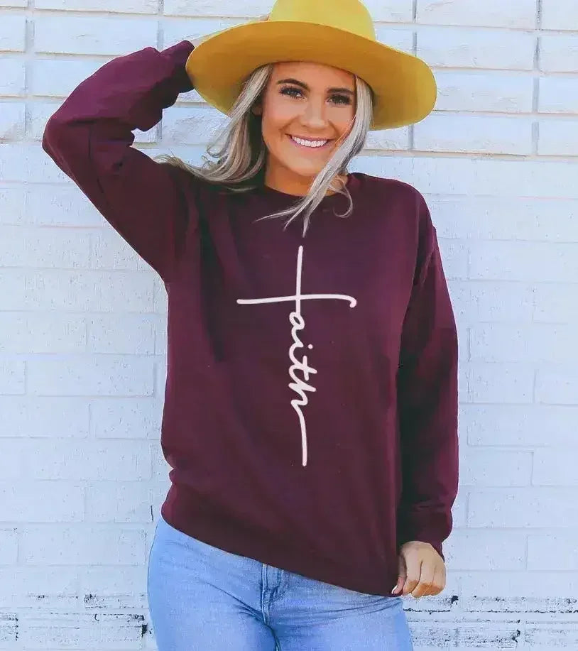 Faith Sweatshirt - SJB-DIAMOND ELITES