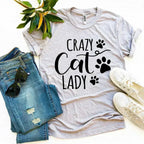 Crazy Cat Lady T-shirt Femstylo