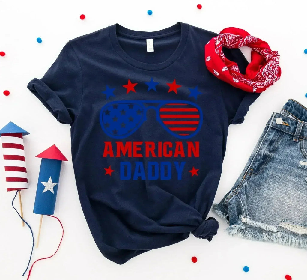 American Daddy T-shirt – Premium Ring-Spun Cotton Tee for Fathers - SJB-DIAMOND ELITES
