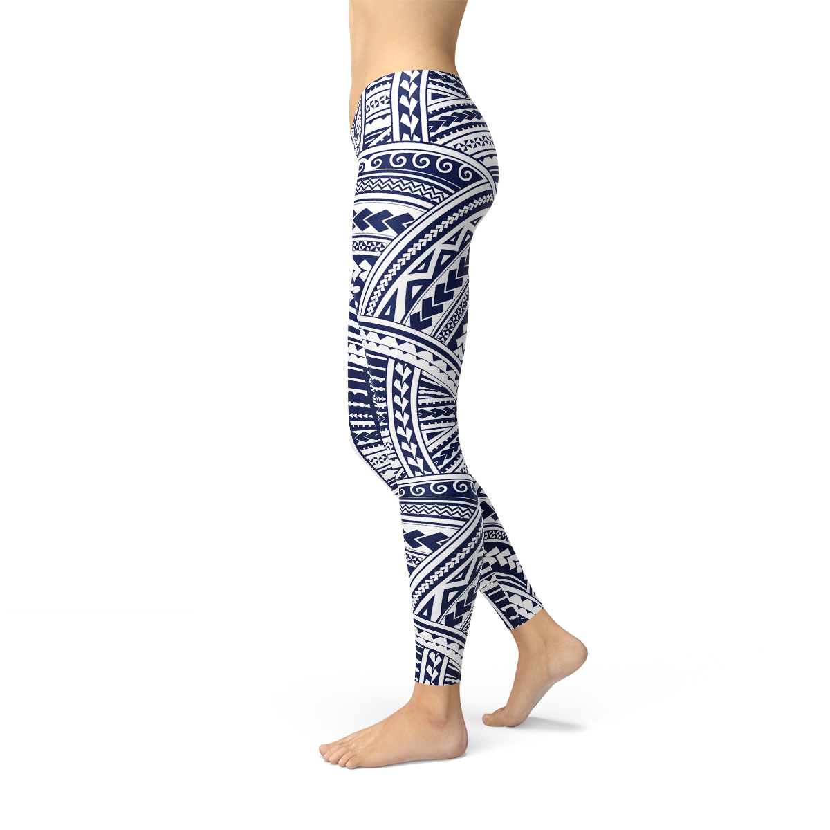 Polynesian Maori Tattoo Leggings - SJB-DIAMOND ELITES