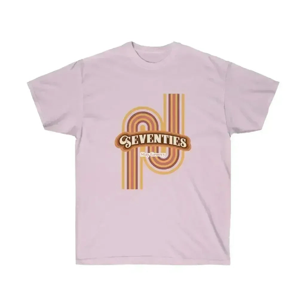 Womens Retro 70's Cotton T-Shirt - SJB-DIAMOND ELITES