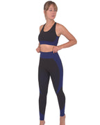 Trois Seamless Legging - Black with Navy - SJB-DIAMOND ELITES