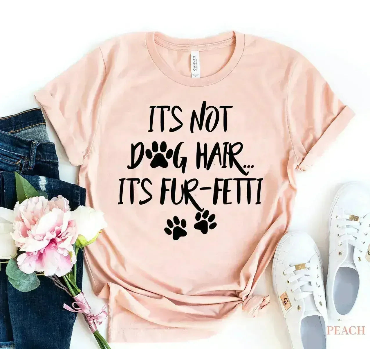 It's Not Dog Hair, It's Fun-fetti T-shirt - SJB-DIAMOND ELITES