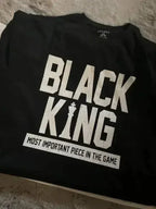 Black King Shirt | Premium Gildan Tee, 100% Cotton - SJB-DIAMOND ELITES