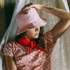 WATU Seaside Linen Bucket Hat, in Salt Pink