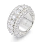 LuxeJewels™ - S925 Sterling Silver Mosonite Ring